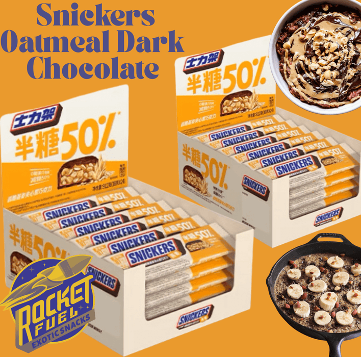 Snickers Oatmeal Dark Chocolate - Rocket Fuel Snack Chocolate