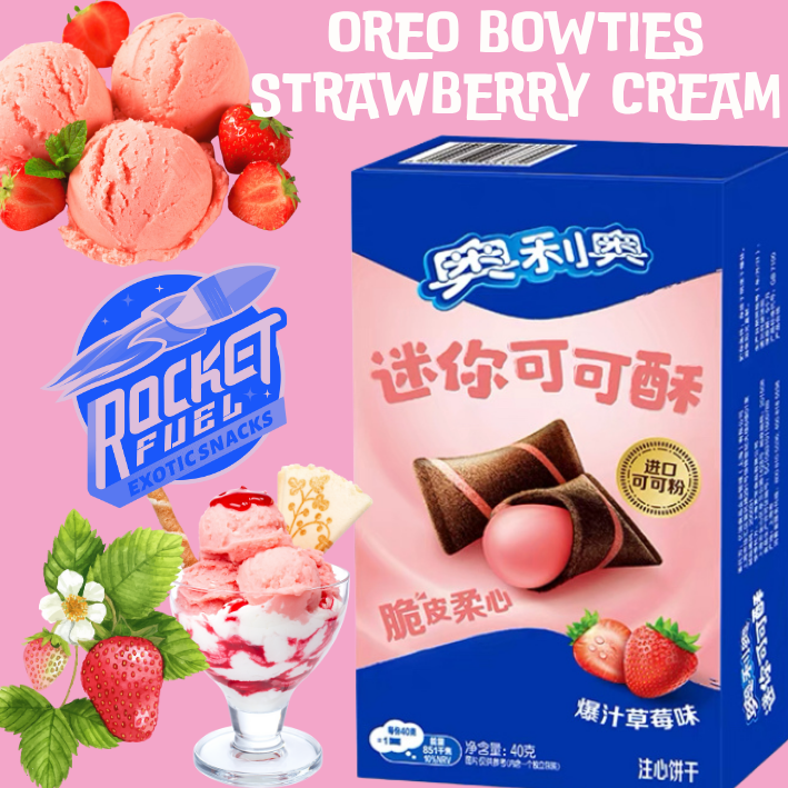 Oreo Bowties - Strawberry Cream - 40g (CHINA)