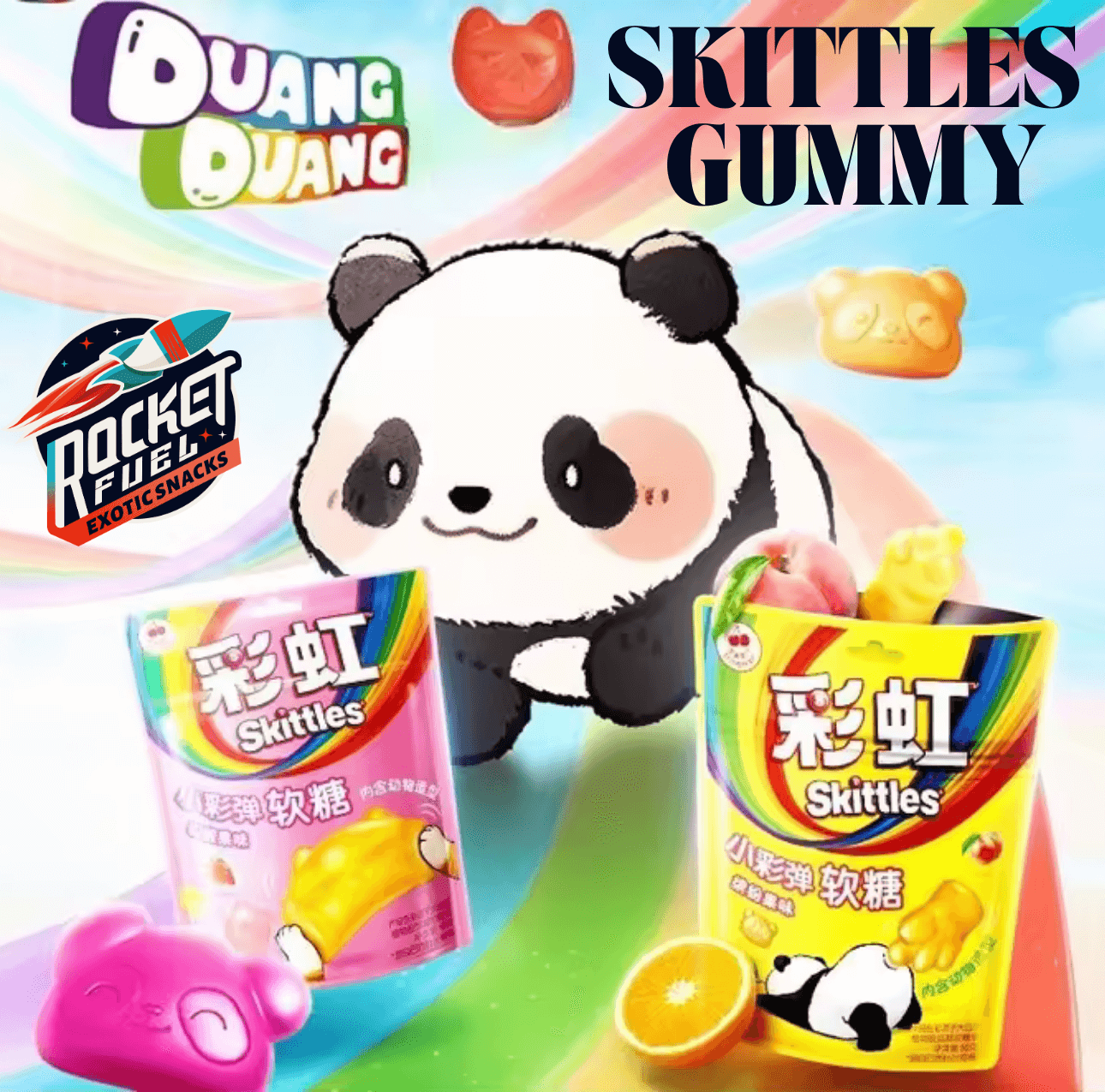 Skittles Gummy Duang Dunag - Rocket Fuel Snack