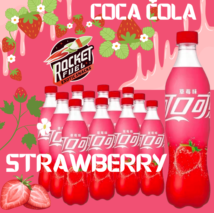 Coca Cola Straw berry - Rocket Fuel Snack 