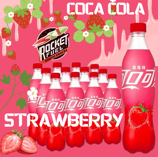 Coca Cola - Strawberry Soda - 500ml (CHINA)