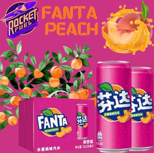 Fanta - Peach Flavor Soda - 330ml (CHINA)