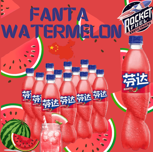 Fanta - Watermelon Soda - 500ml (CHINA)