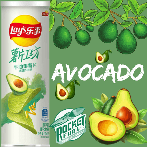 Lay's - Avocado Potato Chips - 104g (CHINA)
