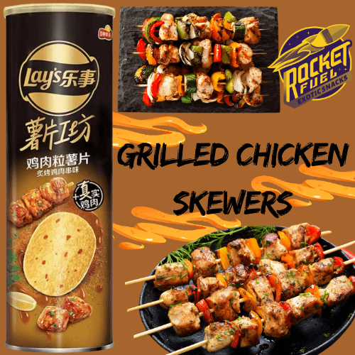  Lays Grilled Chicken Skewers - Rocket Fuel Snack