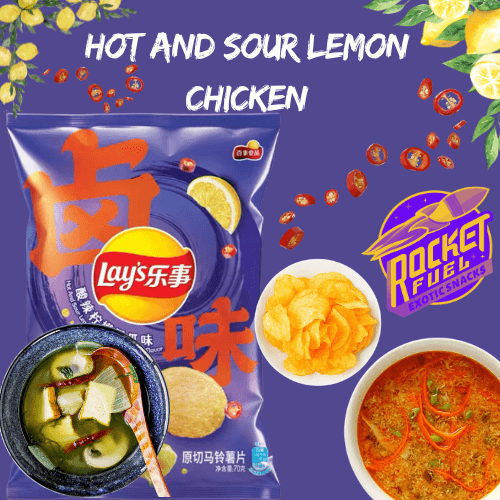 Lay's - Hot and Sour Lemon Chicken - 70g (CHINA)