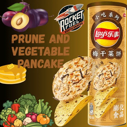 Lay's New Series Tall Can - Prune and vegetable Pancake - 90g (JAPAN)