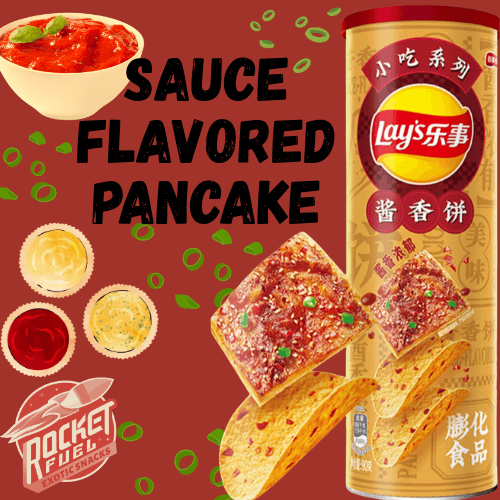 Lay's New Series Tall Can - Sauce flavored pancake - 90g (JAPAN)