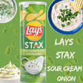 Lays Stax Sour Cream Reamonion - Rocket Fuel Snack