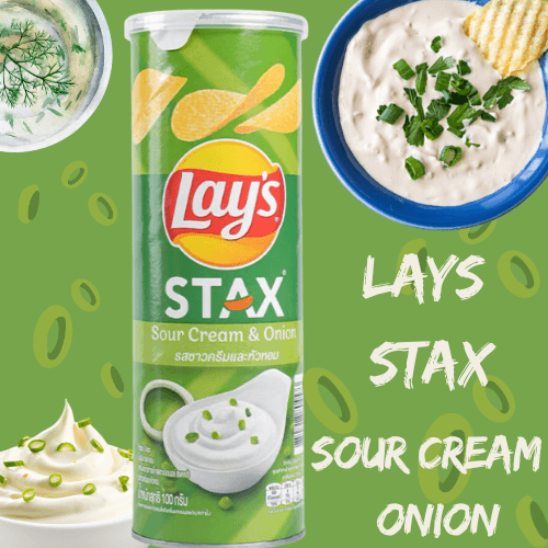 Lays Stax Sour Cream Reamonion - Rocket Fuel Snack