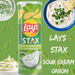 Lays Stax Sour Cream Reamonion - Rocket Fuel Snack