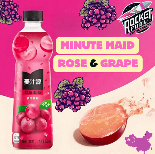 Minute Maid - Rose Grape - 420ml (CHINA)