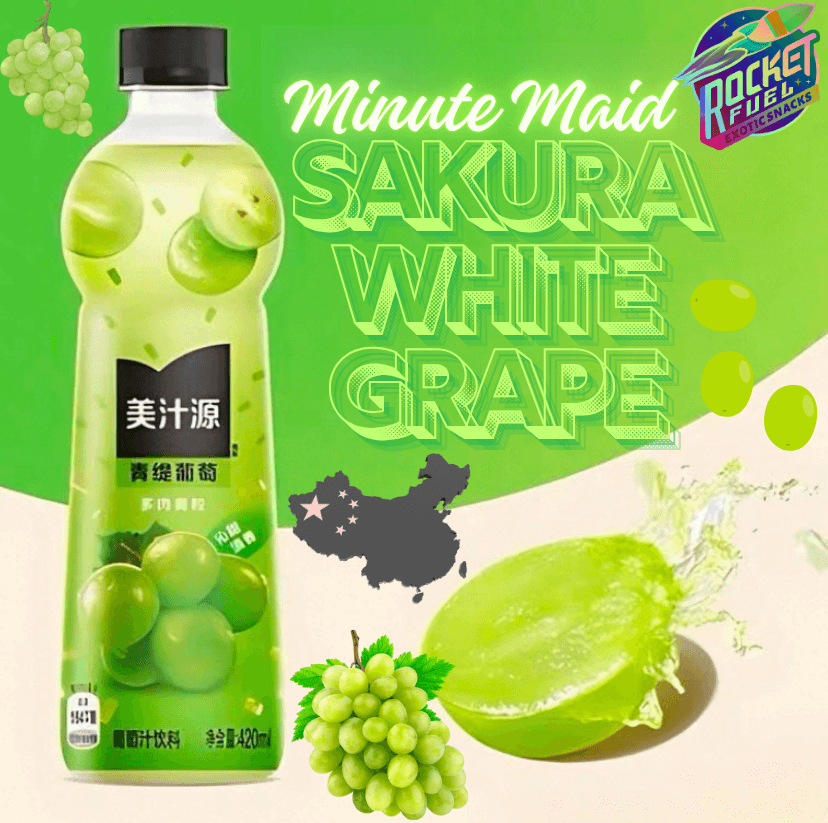 Minute Maid Sakura White Grape -Rocket Fuel Snack 
