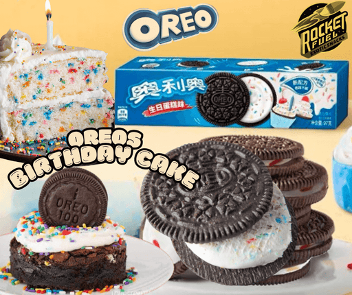 Oreo - Birthday Cake Flavored Cookies - 97g (CHINA)