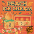 Propitious Peach Ice Cream - Rocket Fuel Snack Ice Cream