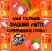 QDOL POKEMON SPARKLING WATER CHARMANDER  LYCHEE - Rocket Fuel Snack 