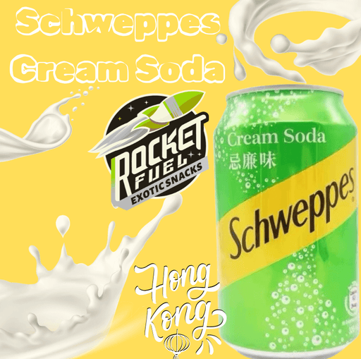 Schweppes - Cream Soda - 330ml (HONG KONG)