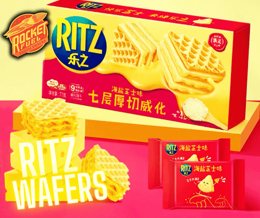 Ritz - Sea Salt Cheese Flavor Wafers - 77g (CHINA)
