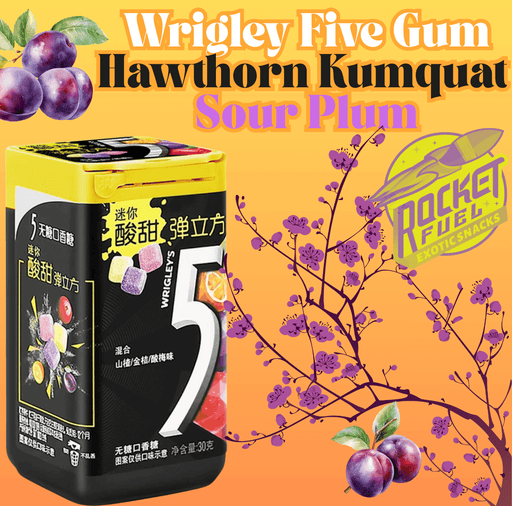 Wrigley Five Gum - Hawthorn Kumquat Sour Plum - 40g - (CHINA)