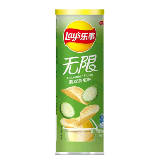 Lay's Stax - Cucumber Flavor Potato Chips - 90g (CHINA)